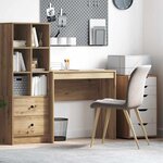 vidaXL Bureau chêne artisanal 80 x 40 x 76 cm Bois d'ingénierie