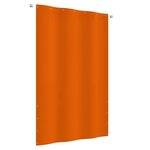 vidaXL Écran de balcon Orange 140x240 cm Tissu Oxford