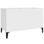 vidaXL Armoire à disques blanc 74 5x38x48 cm bois d'ingénierie