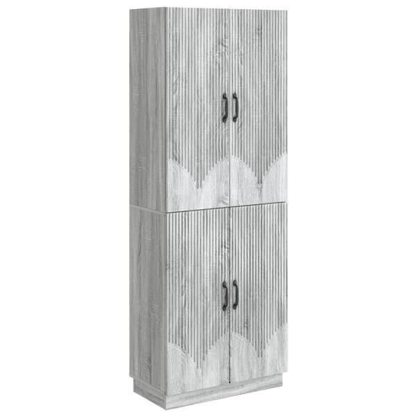 vidaXL Ensemble de Meubles 2 Pièces Sonoma gris Bois d'ingénierie