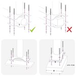 vidaXL Auvent latéral rétractable de patio 117x300 cm Crème