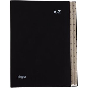 Trieur balacron alphabétique 26 compartiments noir