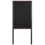 Tableau double face bois de cèdre autoportant 40 x 60 cm noir 02_0045436