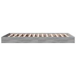 vidaXL Cadre de lit sonoma gris 90x190 cm bois d'ingénierie