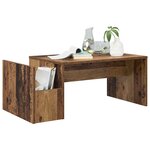 vidaXL Table basse Bois ancien 90 x 45 x 35 cm Bois d'ingénierie