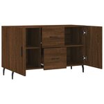 vidaXL Buffet chêne marron 100x36x60 cm bois d'ingénierie