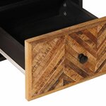 vidaXL Armoires de rangement avec tiroir Marron 70 x 33 5 x 46 cm