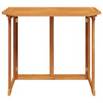 vidaXL Table de bistro 90x50x75 cm Bois d'acacia massif