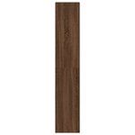 vidaXL Bibliothèques 2 Pièces empilable chêne marron bois d'ingénierie