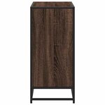 vidaXL Bibliothèque chêne marron 80 5x35x76 cm bois d'ingénierie
