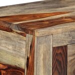 Vidaxl table console avec 3 tiroirs 120x30x75 cm bois massif