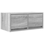 vidaXL Meubles TV 2 Pièces sonoma gris 60x31x25 5 cm bois d'ingénierie