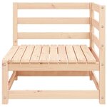 vidaXL Canapés d'angle de jardin 2 Pièces bois de pin massif