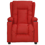 vidaXL Fauteuil Rouge bordeaux Similicuir