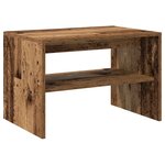 vidaXL Meuble TV vieux bois 60x40x40 cm bois d'ingénierie