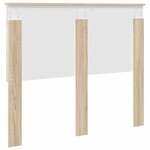 vidaXL Tête de lit Chêne Sonoma 135 cm Bois d'ingénierie