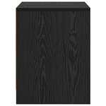 vidaXL Cabinet de chevet Chêne noir 45 x 34 x 44 5 cm