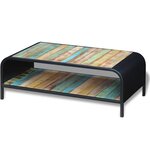 vidaXL Table basse Bois de récupération massif