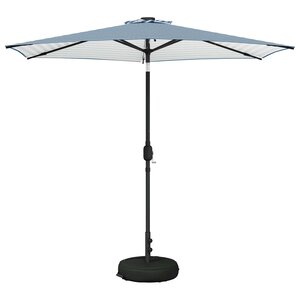 vidaXL Parasol de jardin avec lumières LED et base 270 x 270 cm