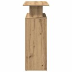 vidaXL Bureau réception chêne artisanal 100x40x104 cm bois ingénierie