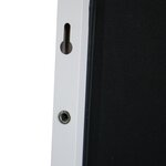 Miroir décoration moderne design de porte 120 x 37 x 2 cm blanc 03_0010149