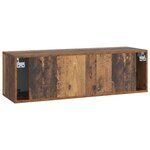 vidaXL Meuble TV mural Bois ancien 98 x 31 x 30 cm Bois d'ingénierie