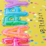 Carte anniversaire happy ballon - draeger paris