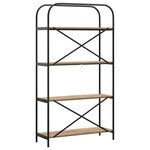vidaXL Étagère chêne artisanal 80 x 30 x 146 cm Bois d'ingénierie
