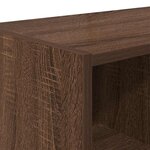 vidaXL Étagère à chaussures empilable chêne marron 89 5x30x40 cm