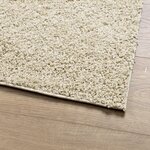 vidaXL Tapis shaggy PAMPLONA poils longs moderne doré 160x160 cm