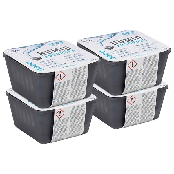 Lafita Absorbeurs d'humidité avec sacs de recharge 4 Pièces 450 g