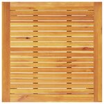 vidaXL Ensemble de salle à manger pour jardin 3 Pièces Marron