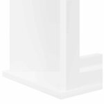 vidaXL Table d'appoint Blanc 35 x 25 x 50 cm Bois d'ingénierie