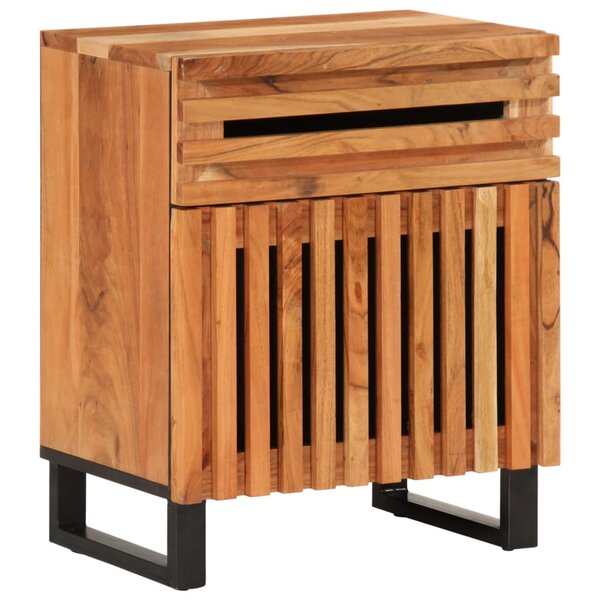 vidaXL Table de chevet 50x34x60 cm bois d'acacia solide
