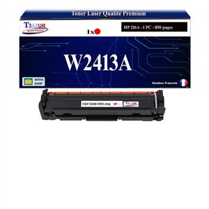 T3AZUR -Toner compatible avec HP W2413A (216A) pour HP Color LaserJet Pro MFP M182n M183fw - Magenta