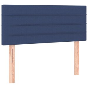 vidaXL Tête de lit Bleu 80x5x78/88 cm Tissu