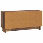 vidaXL Meuble TV 102 x 34 5 x 50 cm Bois ancien Bois d'ingénierie