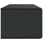 vidaXL Meuble TV mural 98 x 41 x 30 cm Noir Bois d'ingénierie