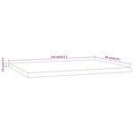 vidaXL Dessus de table 110x80x3 8 cm rectangulaire bois massif acacia
