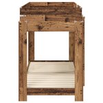 vidaXL Lit Superposé pour Enfants Bois ancien 75 x 190 cm