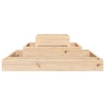 vidaXL Jardinière 80x80x27 cm Bois massif de pin