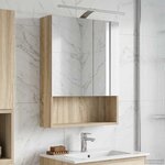 vidaXL Armoire Miroir de Salle de Bain Chêne Sonoma 50 x 14 5 x 70 cm