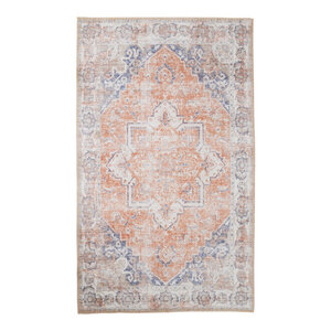 Tapis orange et bleu 200 x 300 cm