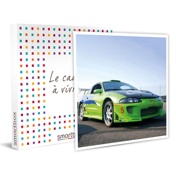 2 tours de conduite sur circuit au volant de la mitsubishi eclipse de fast & furious - smartbox - coffret cadeau sport & aventure