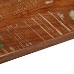 vidaXL Dessus de table 50x50x3 8 cm carré bois massif de récupération