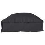 vidaXL Coussin Noir 100 x 40 x 8 cm Tissu Oxford