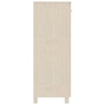 vidaXL Armoire à chaussures HAMAR Marron miel 85x40x108 cm Pin massif