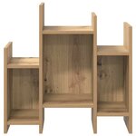 vidaXL Meuble d'appoint chêne artisanal 60 x 26 x 60 cm