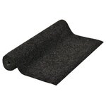 vidaXL Gazon artificiel avec picots 10x1 m Anthracite