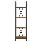 vidaXL Étagère Chêne fumé 40 x 30 x 146 cm Bois d'ingénierie